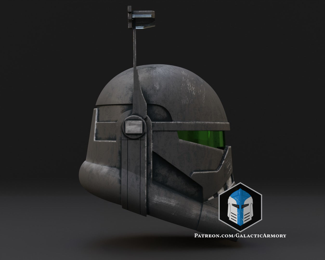 Bad Batch Imperial Crosshair Helmet - 3D Print Files 3D print model_3