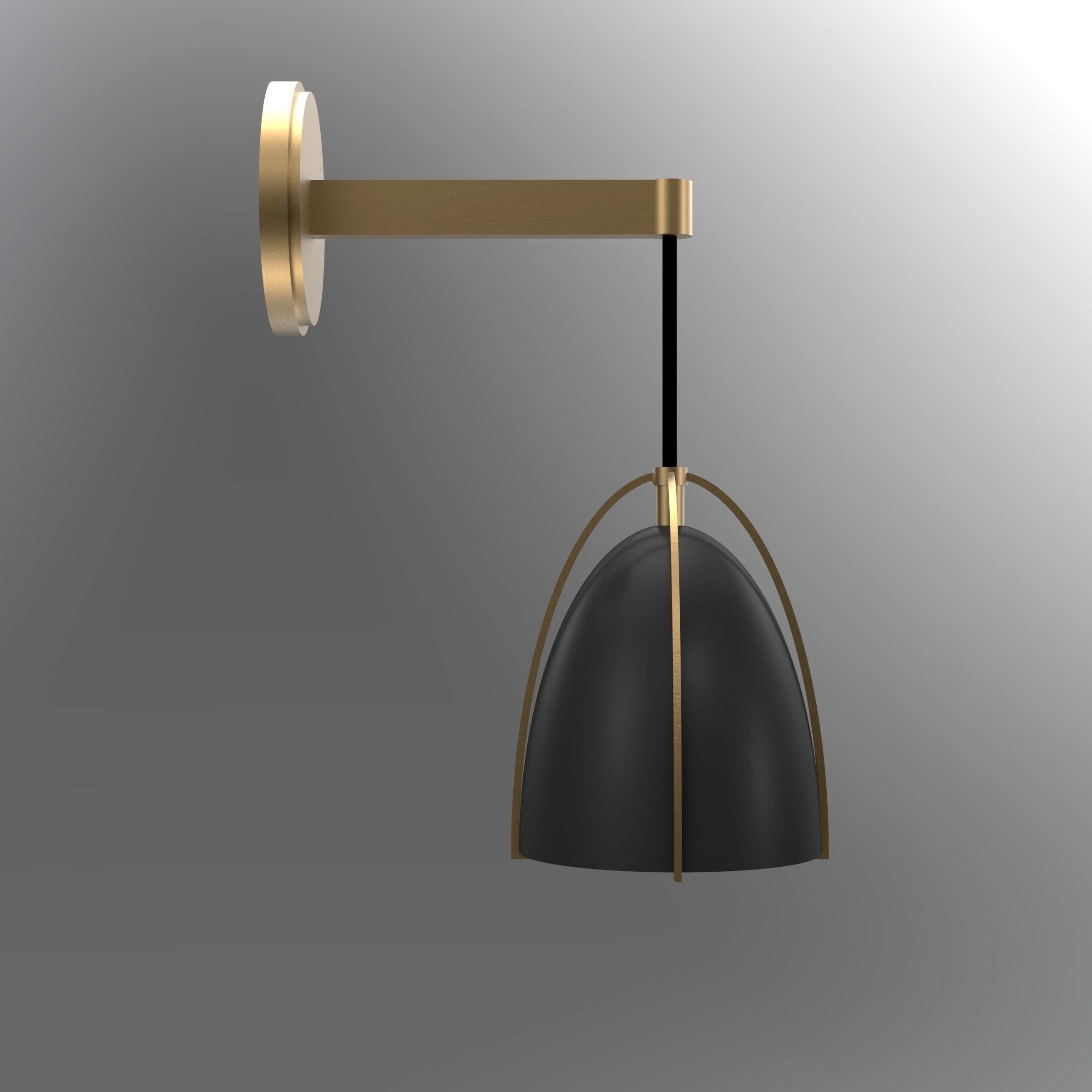 NORMAN ONE LIGHT SCONCE BY SEA GULL COLLECTION 3D MODEL 3D model_6