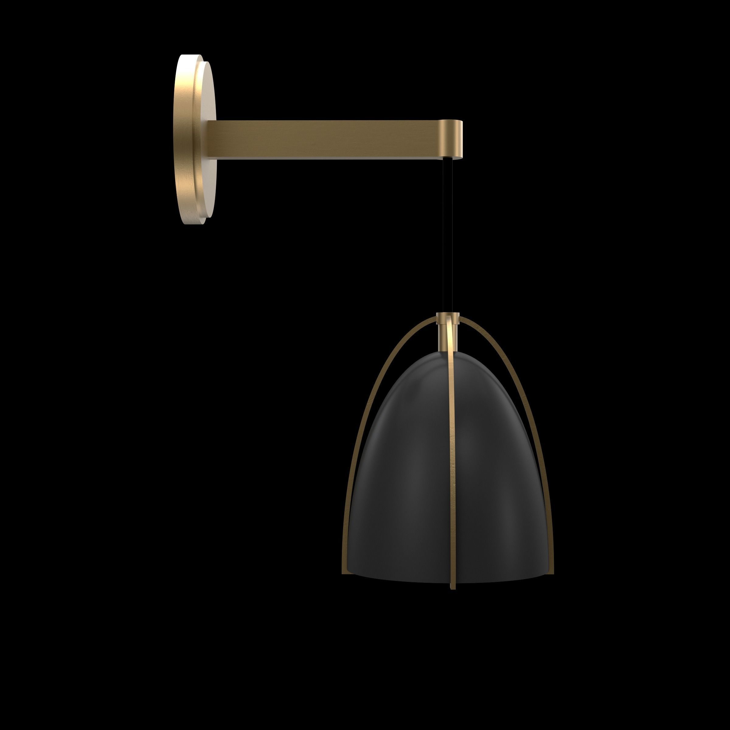 NORMAN ONE LIGHT SCONCE BY SEA GULL COLLECTION 3D MODEL 3D model_5