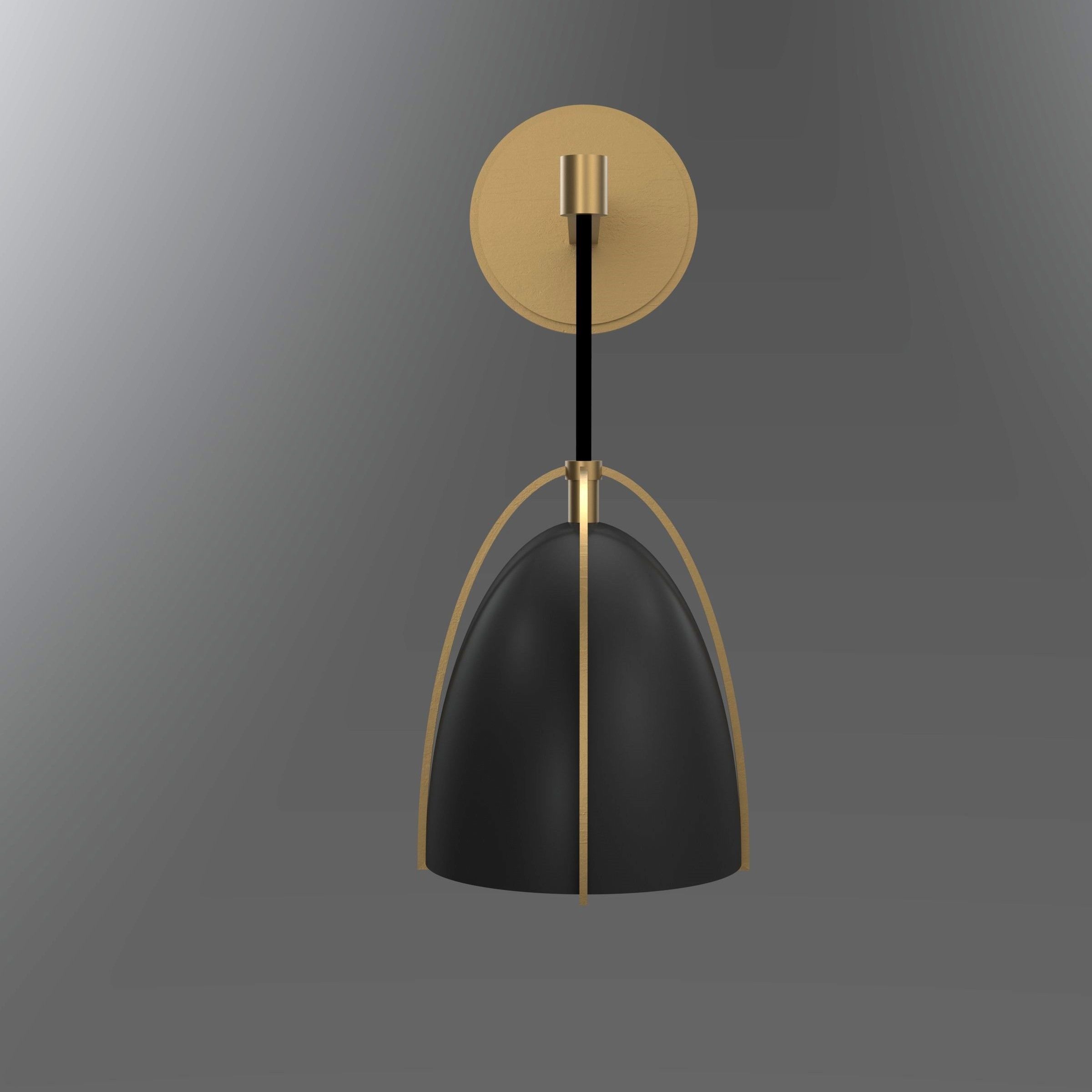 NORMAN ONE LIGHT SCONCE BY SEA GULL COLLECTION 3D MODEL 3D model_2