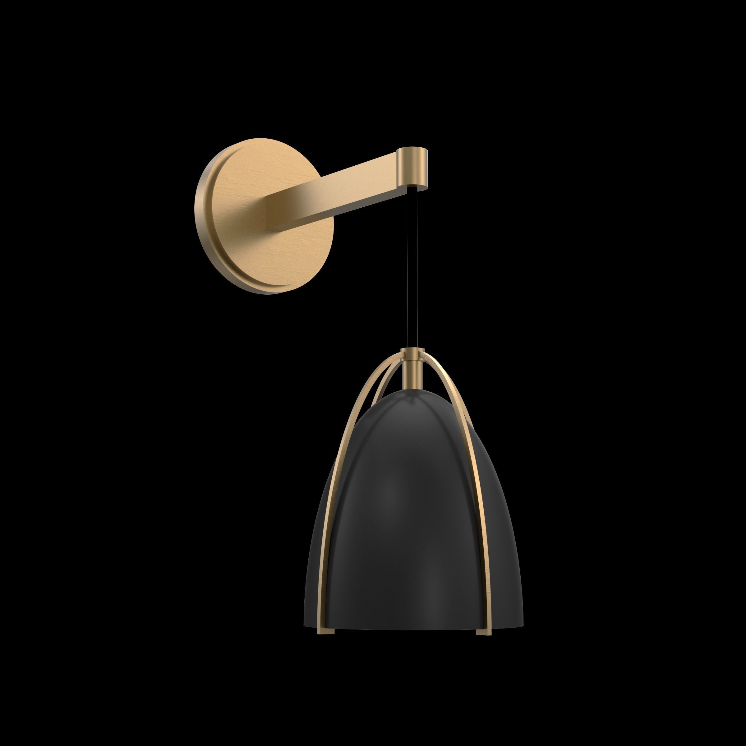 NORMAN ONE LIGHT SCONCE BY SEA GULL COLLECTION 3D MODEL 3D model_3