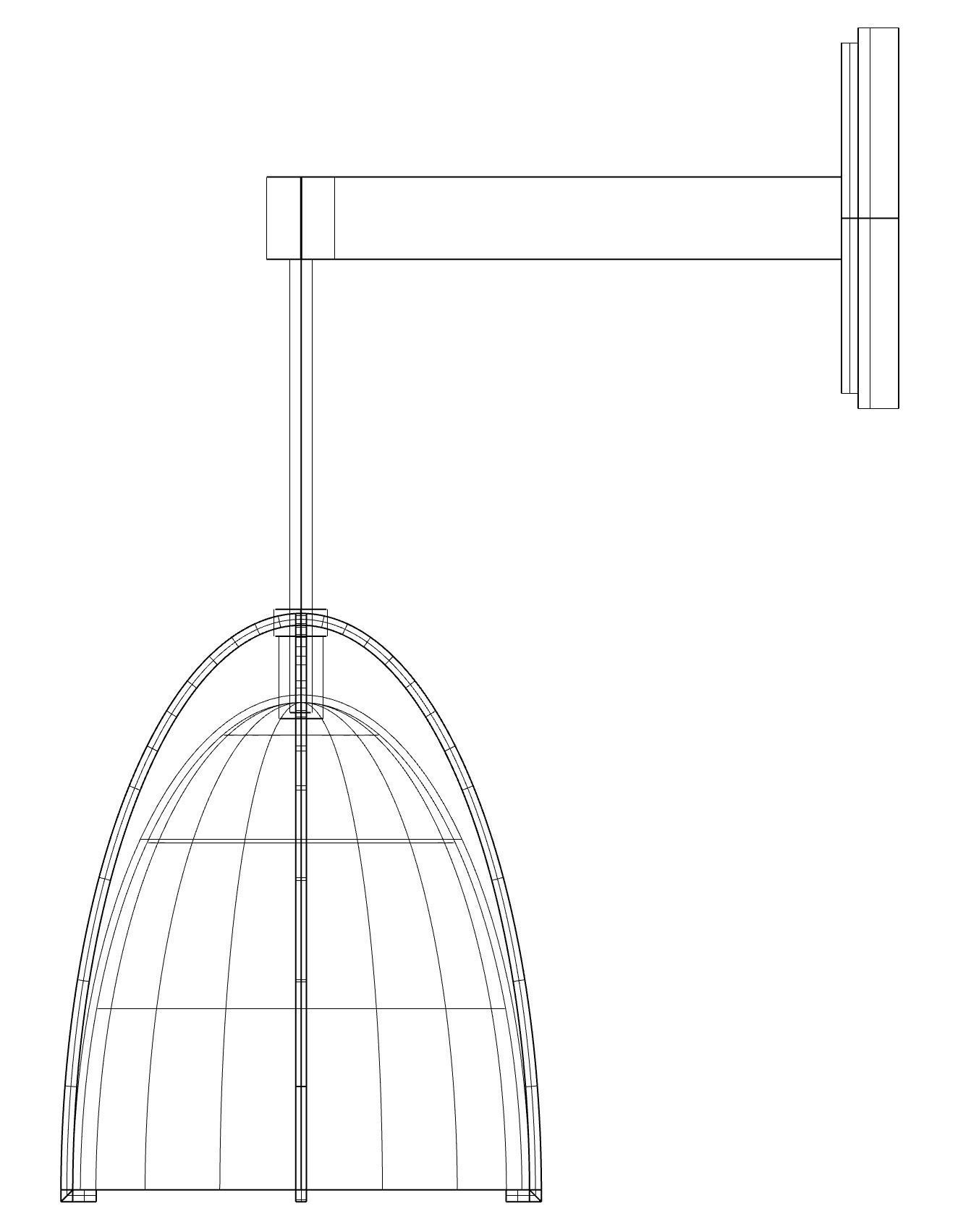 NORMAN ONE LIGHT SCONCE BY SEA GULL COLLECTION 3D MODEL 3D model_9