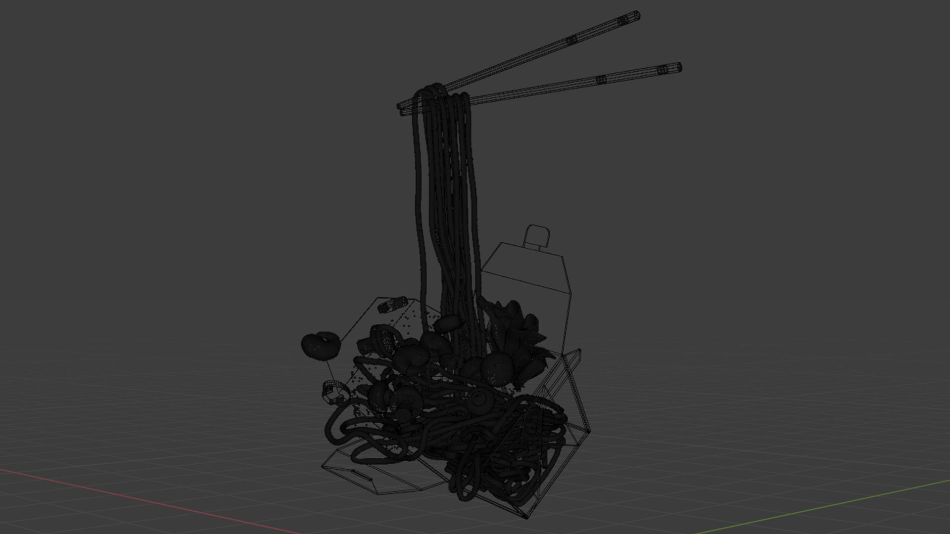 Noodle Box 002 3D model_10