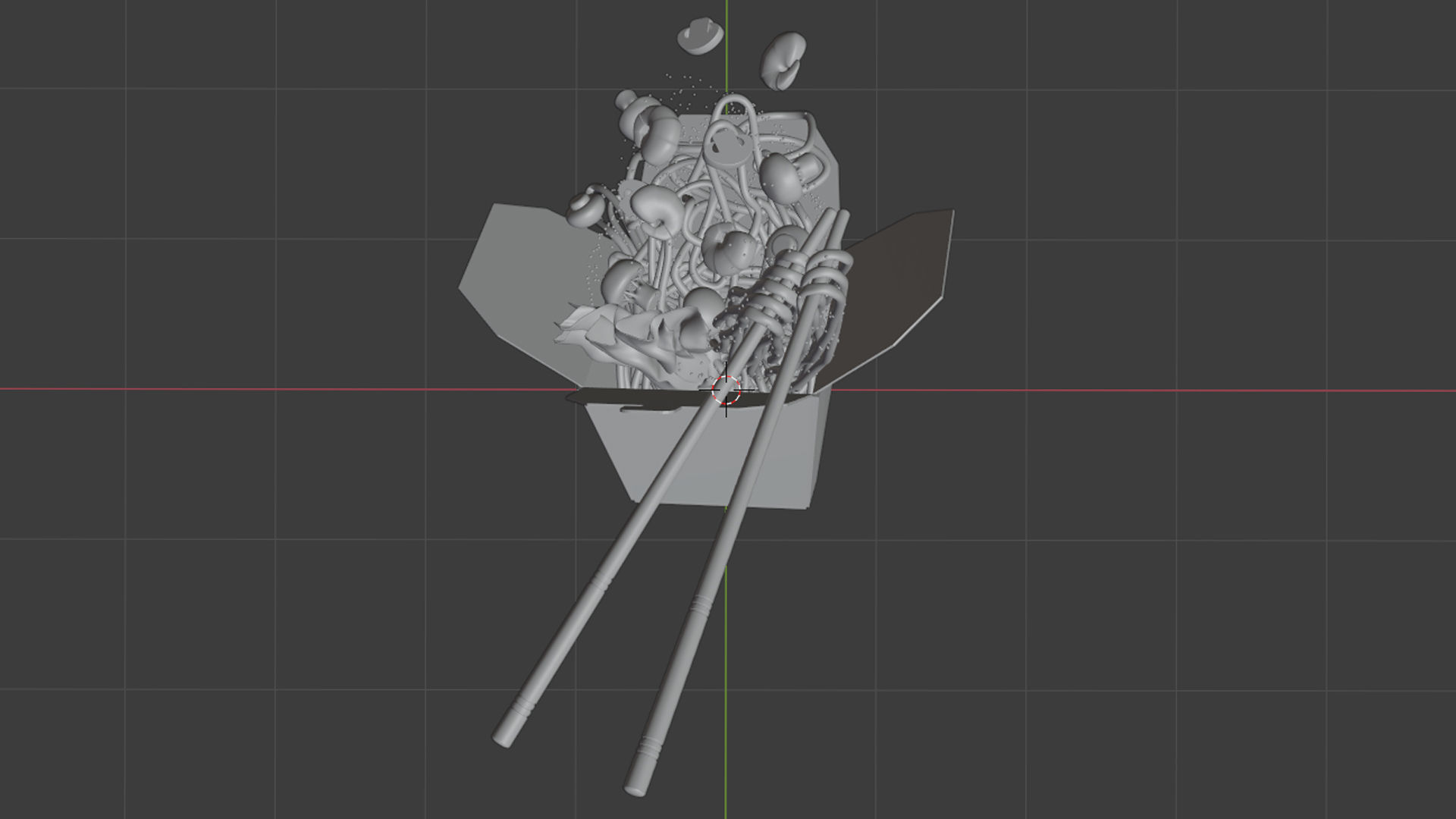 Noodle Box 002 3D model_14