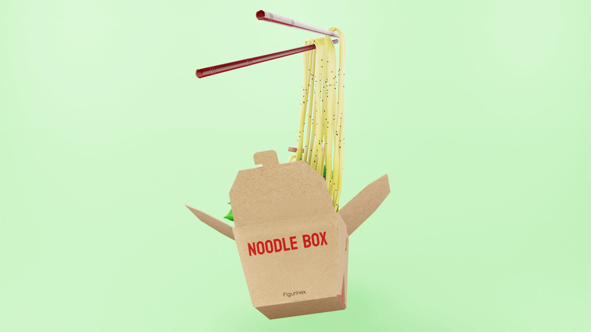 Noodle Box 002 3D model_4
