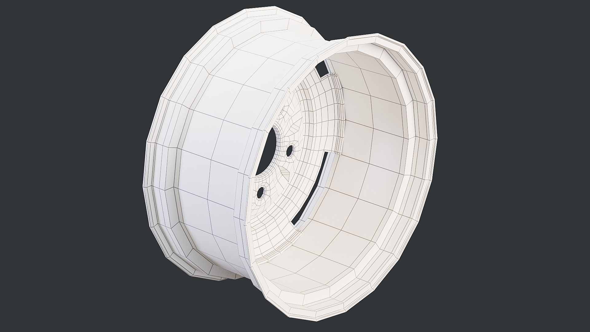 Steel Car Wheel 3D model_13