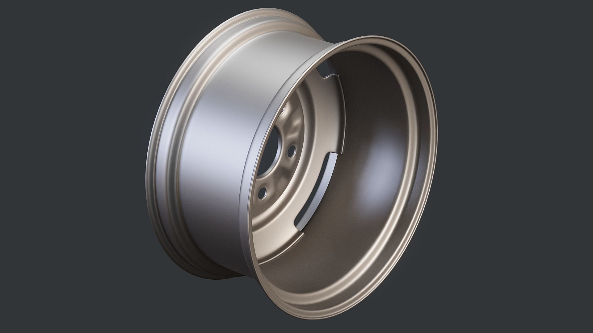 Steel Car Wheel 3D model_12