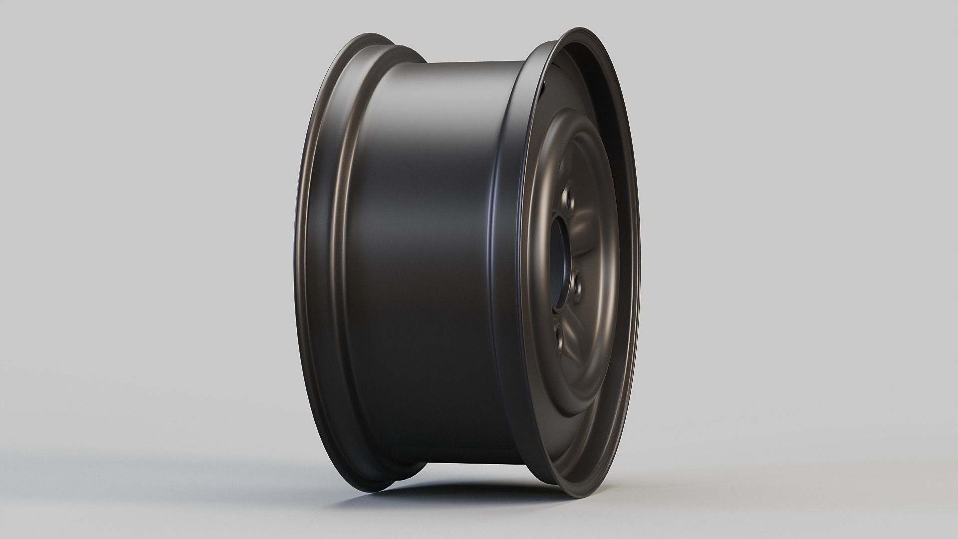 Steel Car Wheel 3D model_7