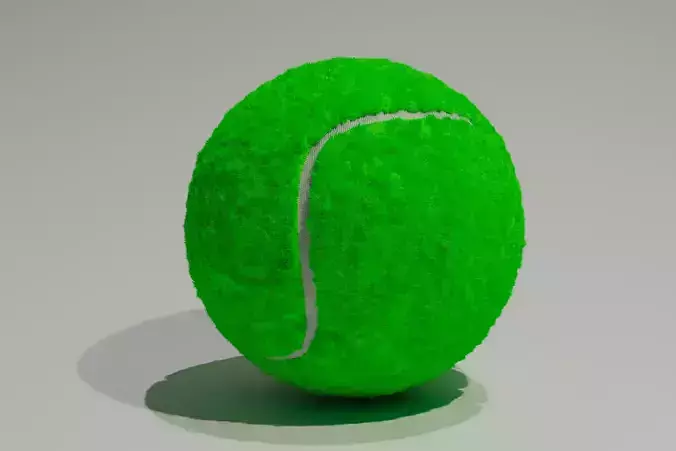 Tennis ball PBR Low-Poly 3d Model