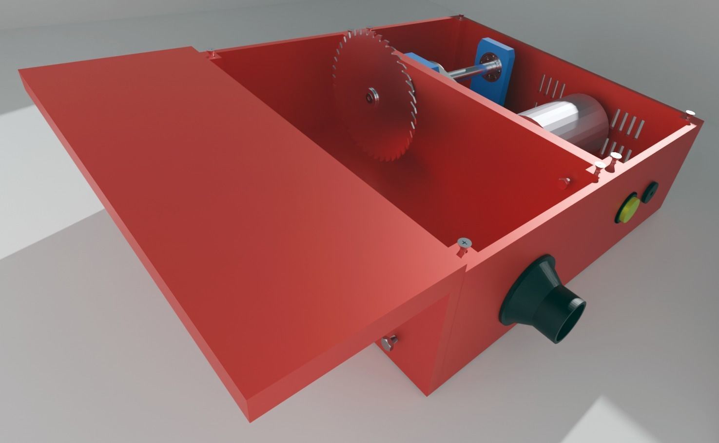 Mini Table Saw 3D print model_1