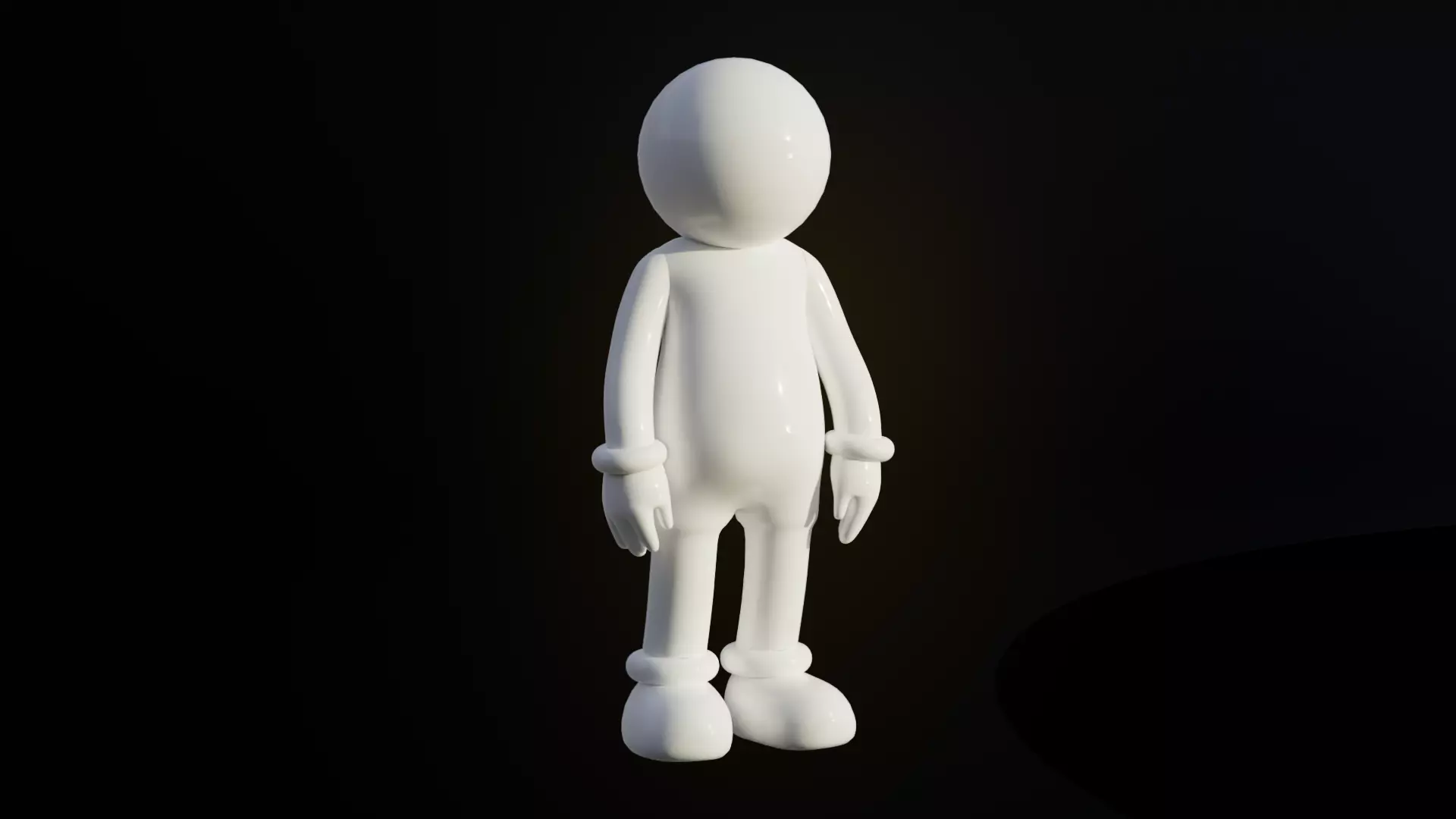 Fashion Figure Base Free low-poly 3D model