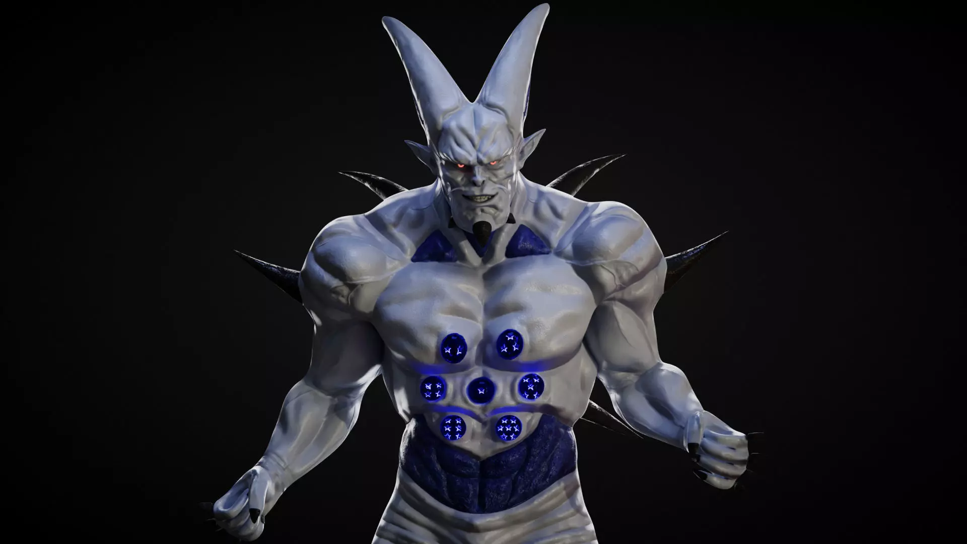 Omega Shenron Low-poly 3D model