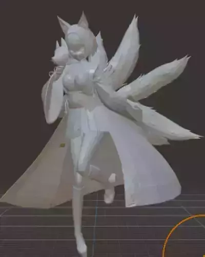 kitsune not 3dprint ready