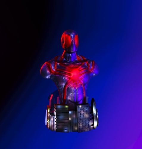 Spider-Man Bust  Free 3D print model