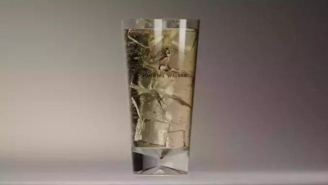 Highball glass drink Johnnie Walker