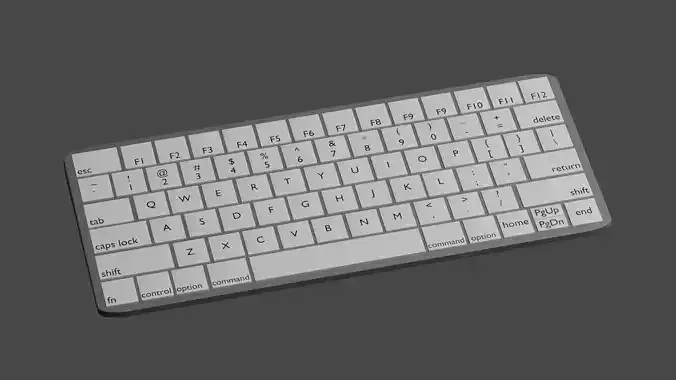 Keyboard Free 3D model