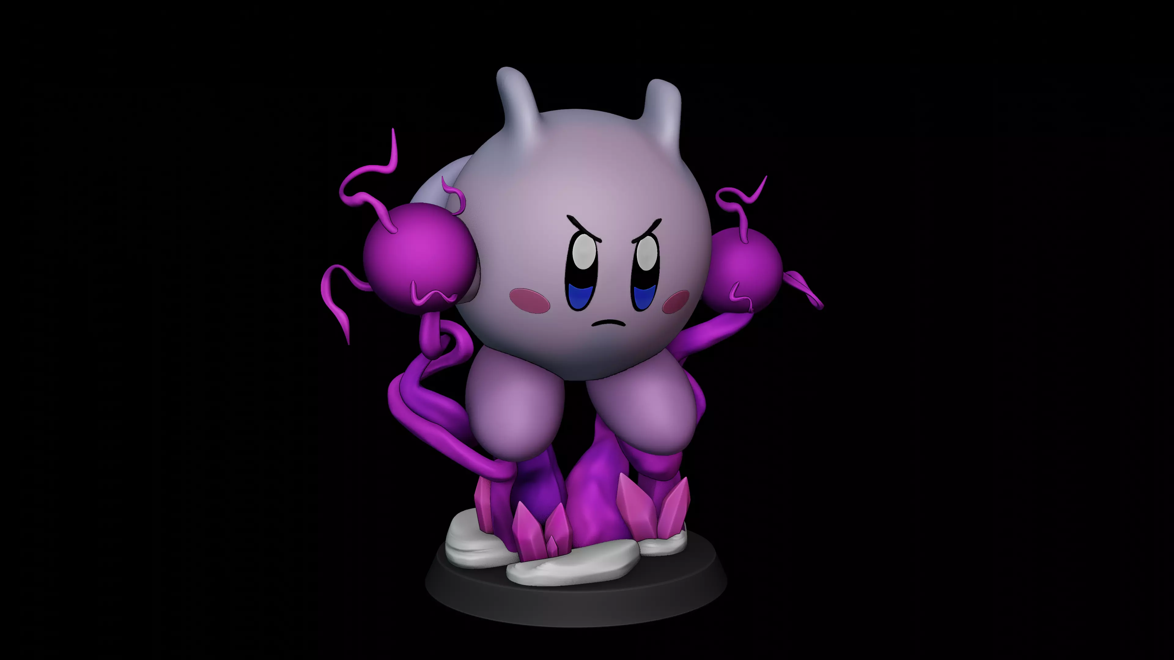 KIRBY - MEWTWO POKEMON 3D print model_0