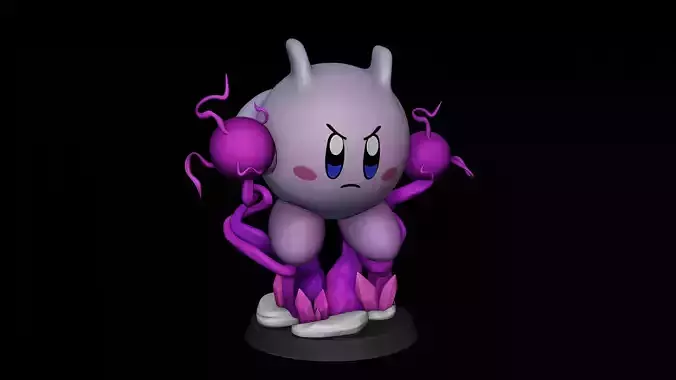 KIRBY - MEWTWO POKEMON 3D print model