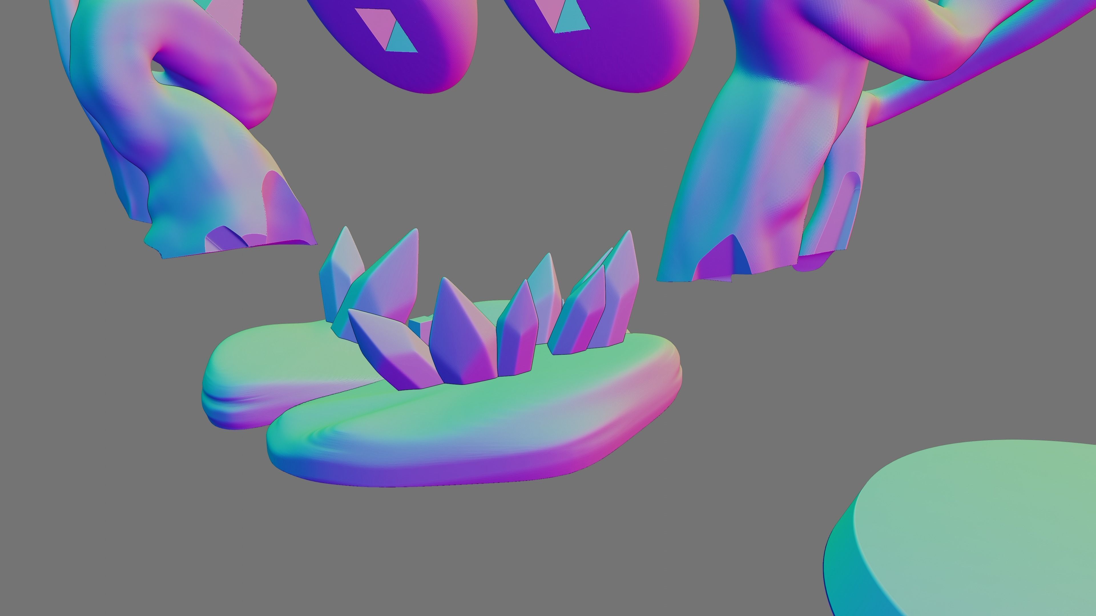 KIRBY - MEWTWO POKEMON 3D print model_6