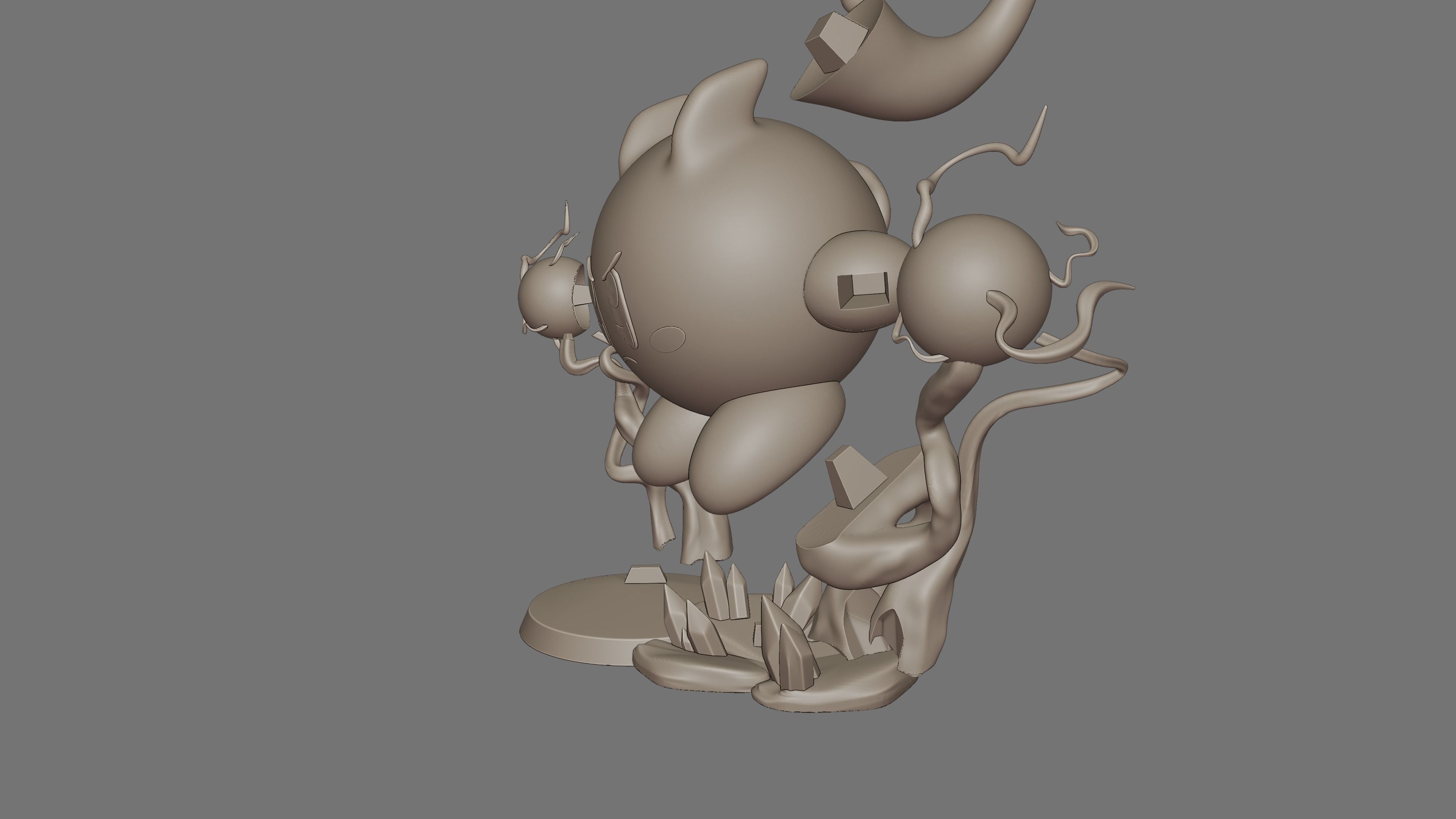 KIRBY - MEWTWO POKEMON 3D print model_8