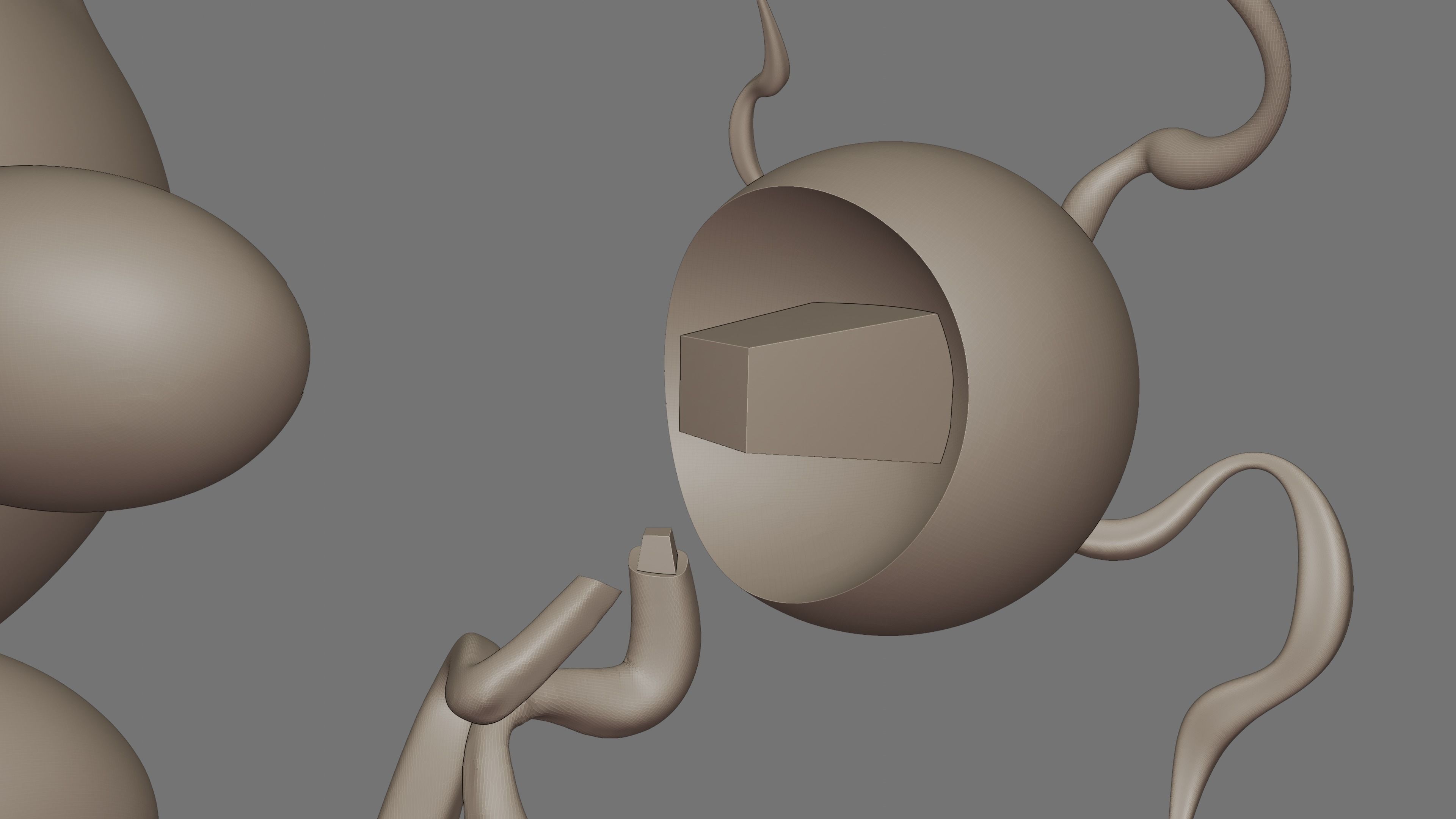 KIRBY - MEWTWO POKEMON 3D print model_9