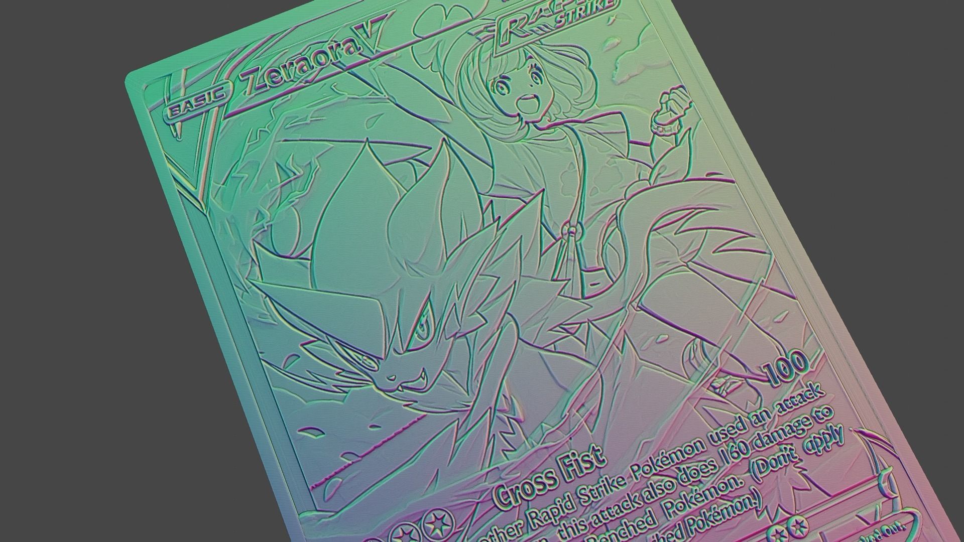 ZERAORA POKEMON 3D print model_4