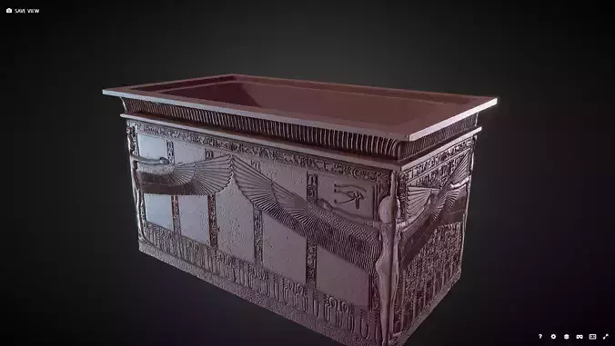 Quartzite Sarcophagus of Tutankhamun 3D print model