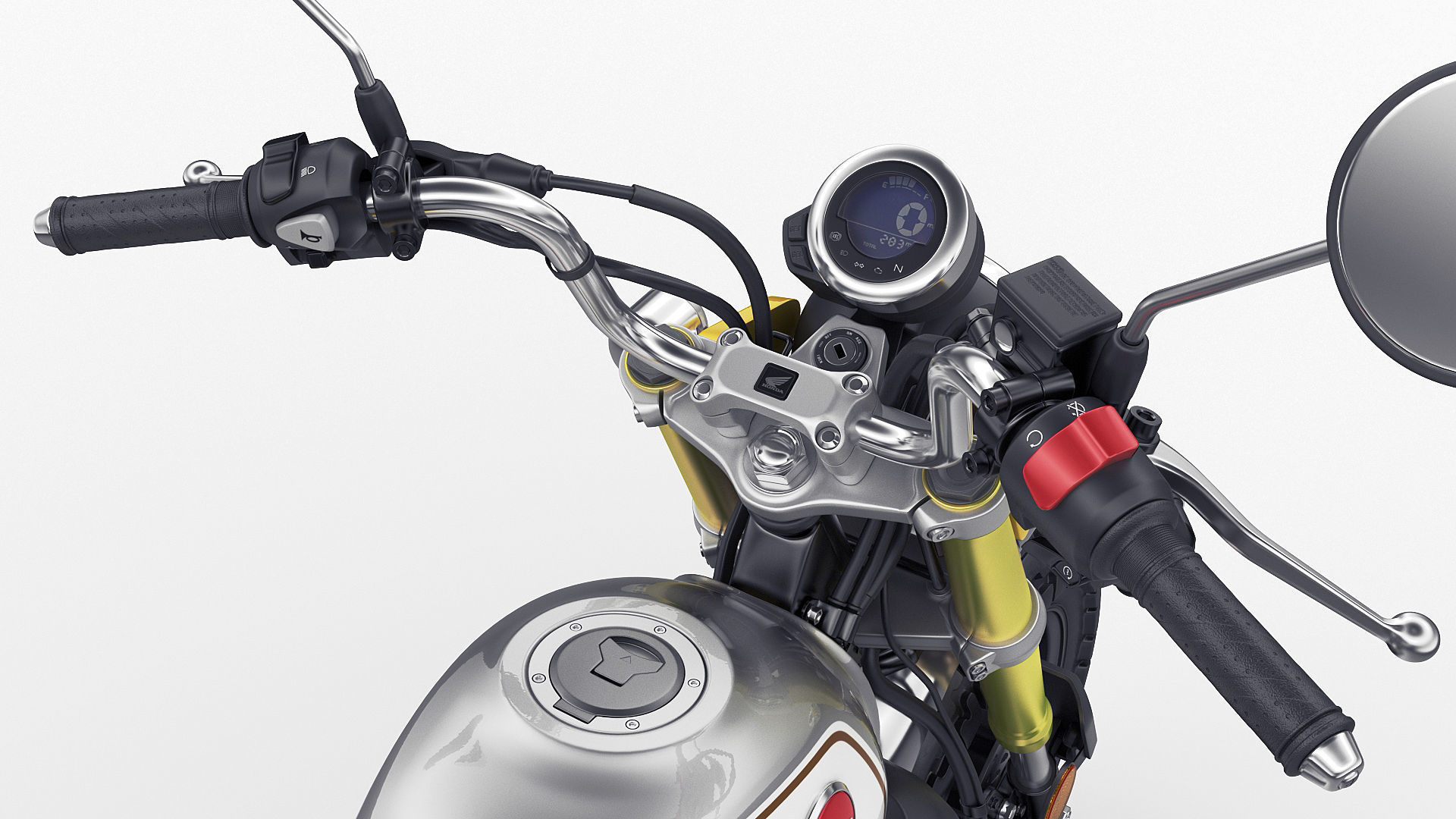 Honda Monkey 125 2023 3D model_15