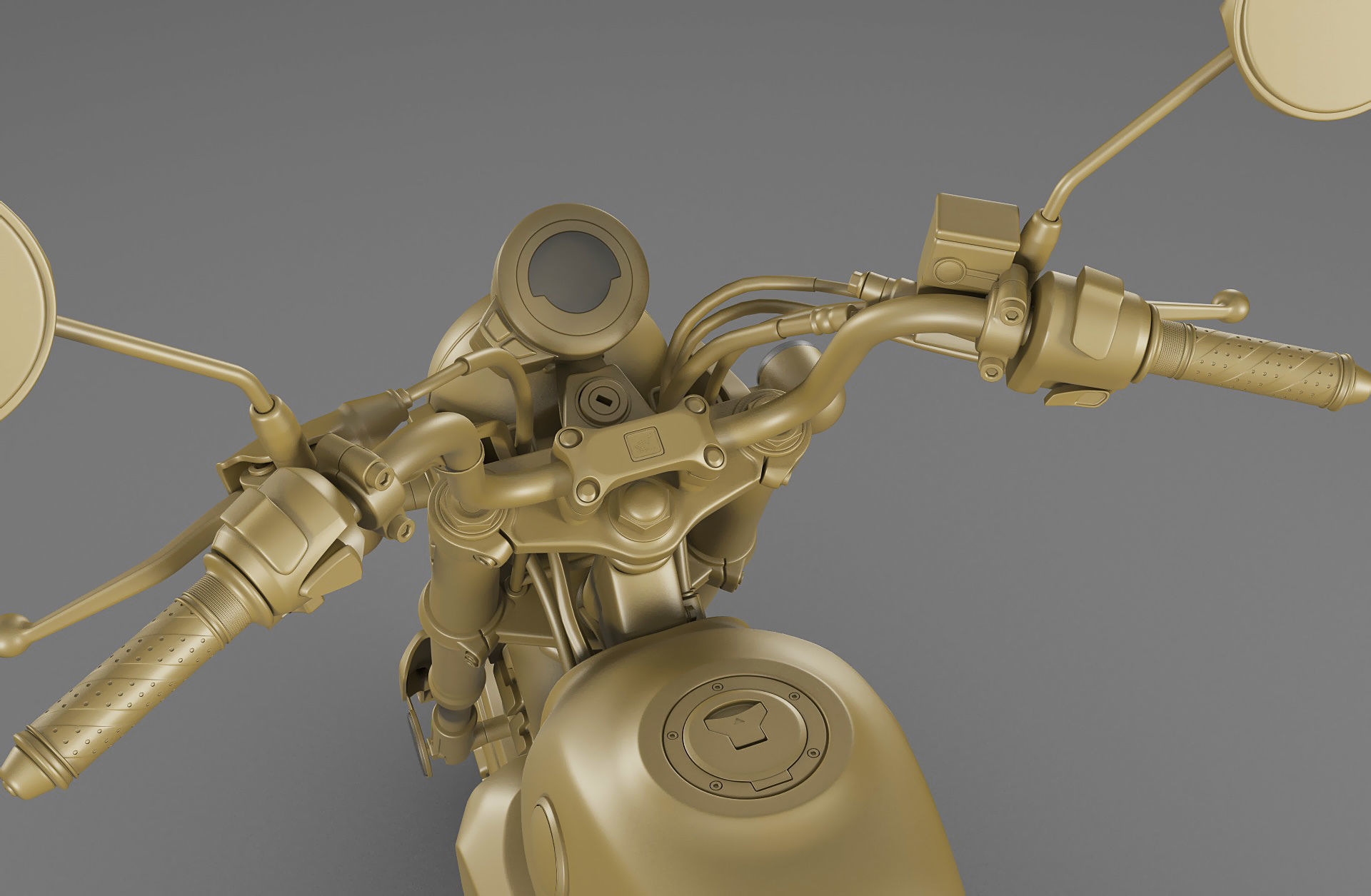 Honda Monkey 125 2023 3D model_26