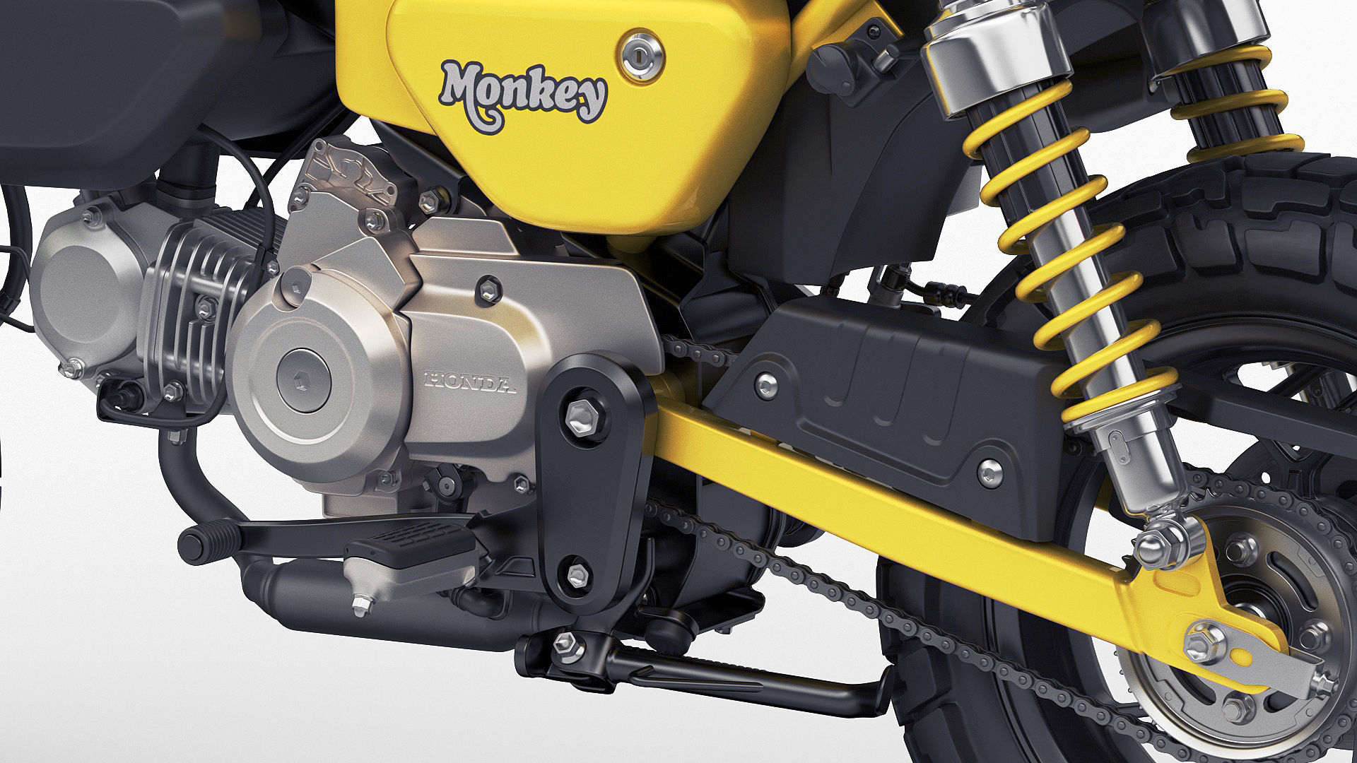 Honda Monkey 125 2023 3D model_21