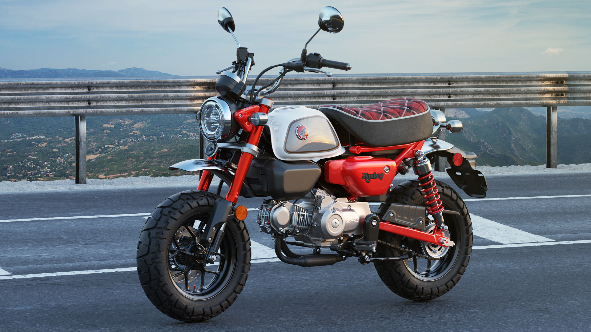 Honda Monkey 125 2023 3D model_3