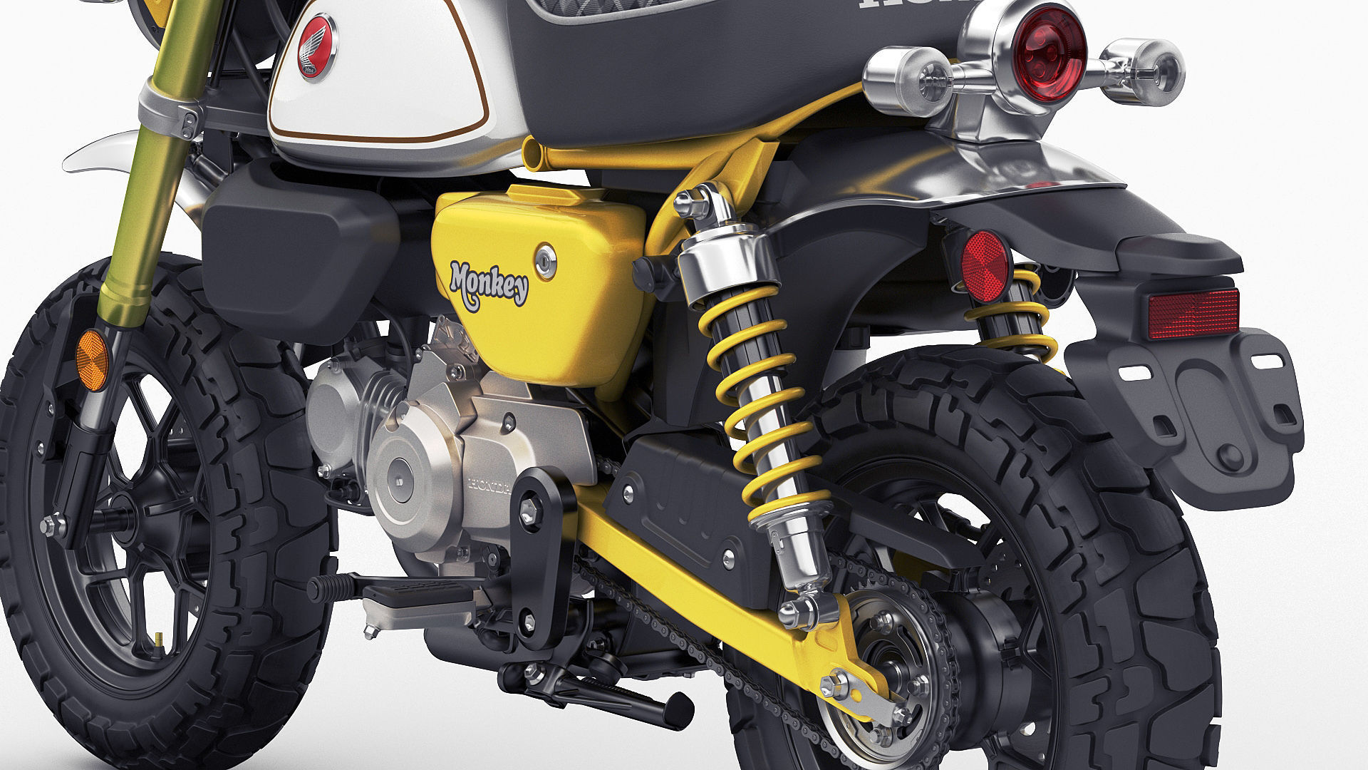 Honda Monkey 125 2023 3D model_8