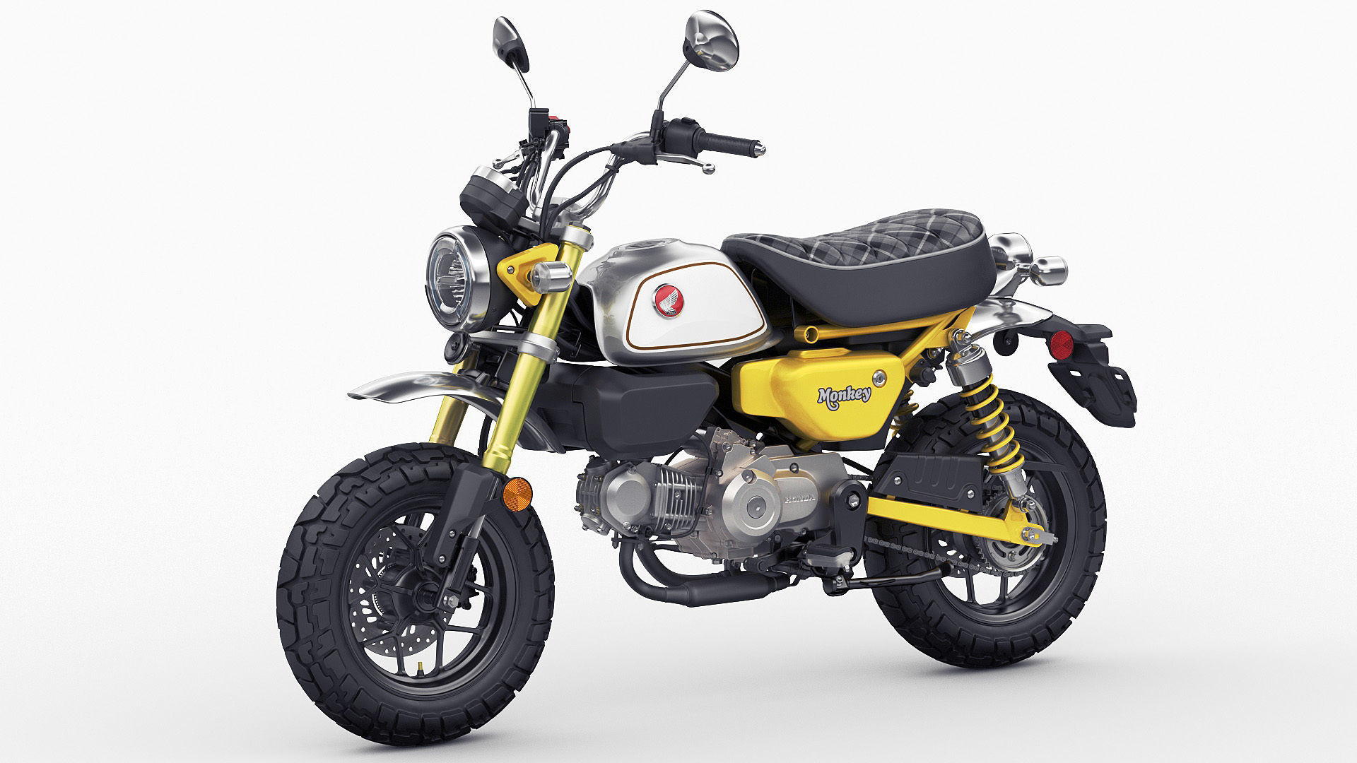 Honda Monkey 125 2023 3D model_1