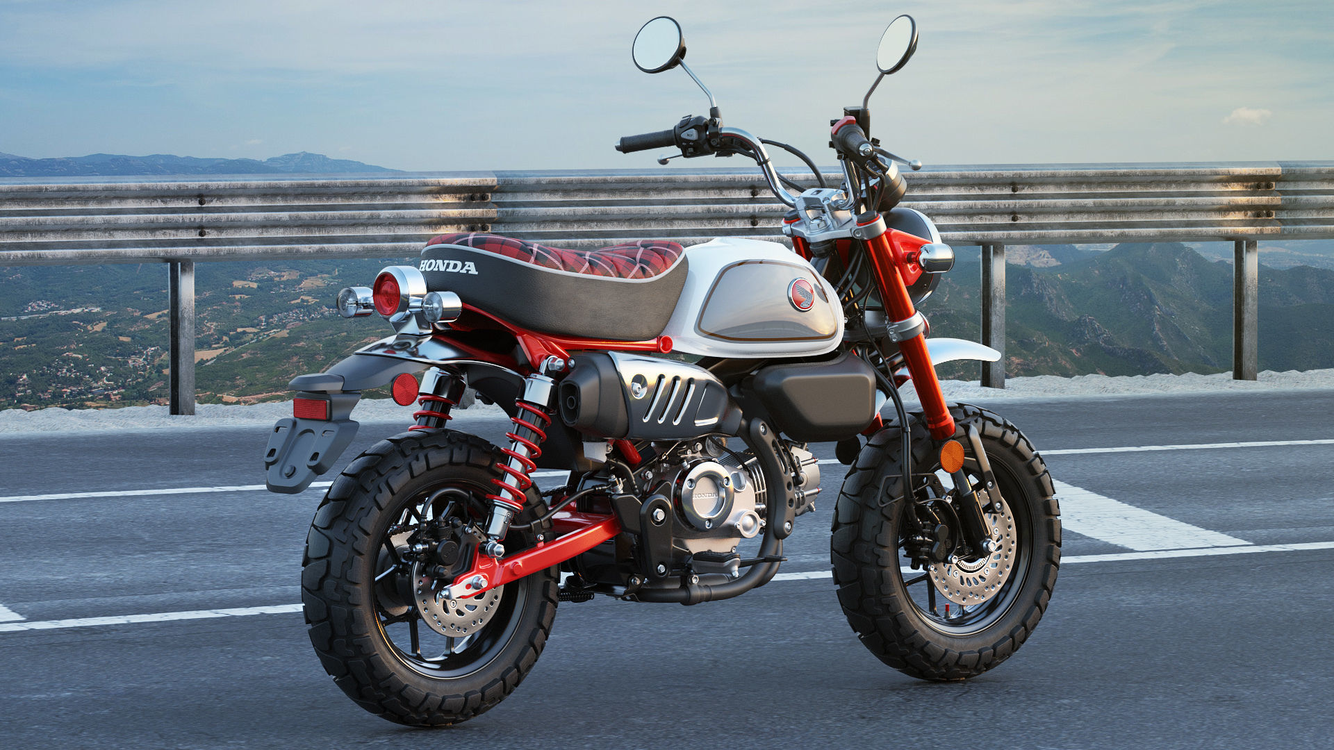 Honda Monkey 125 2023 3D model_4