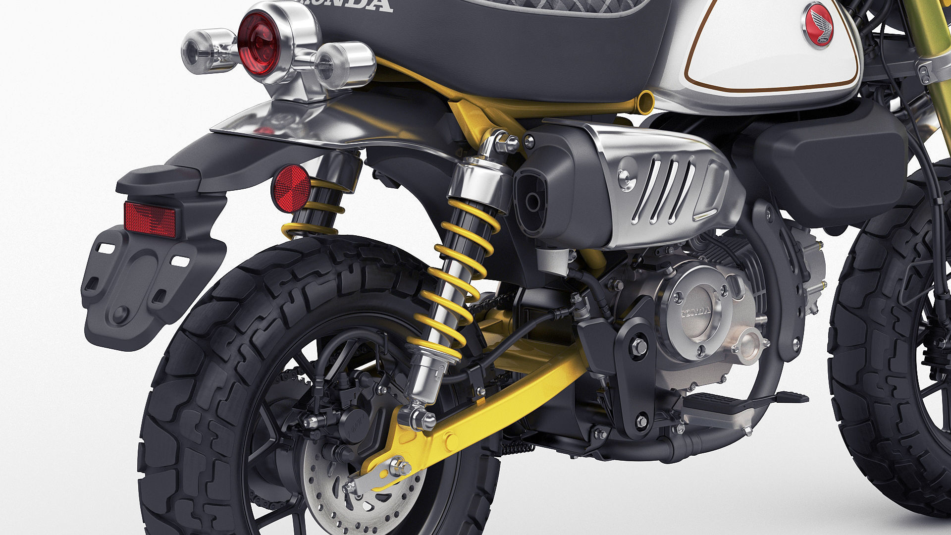 Honda Monkey 125 2023 3D model_7
