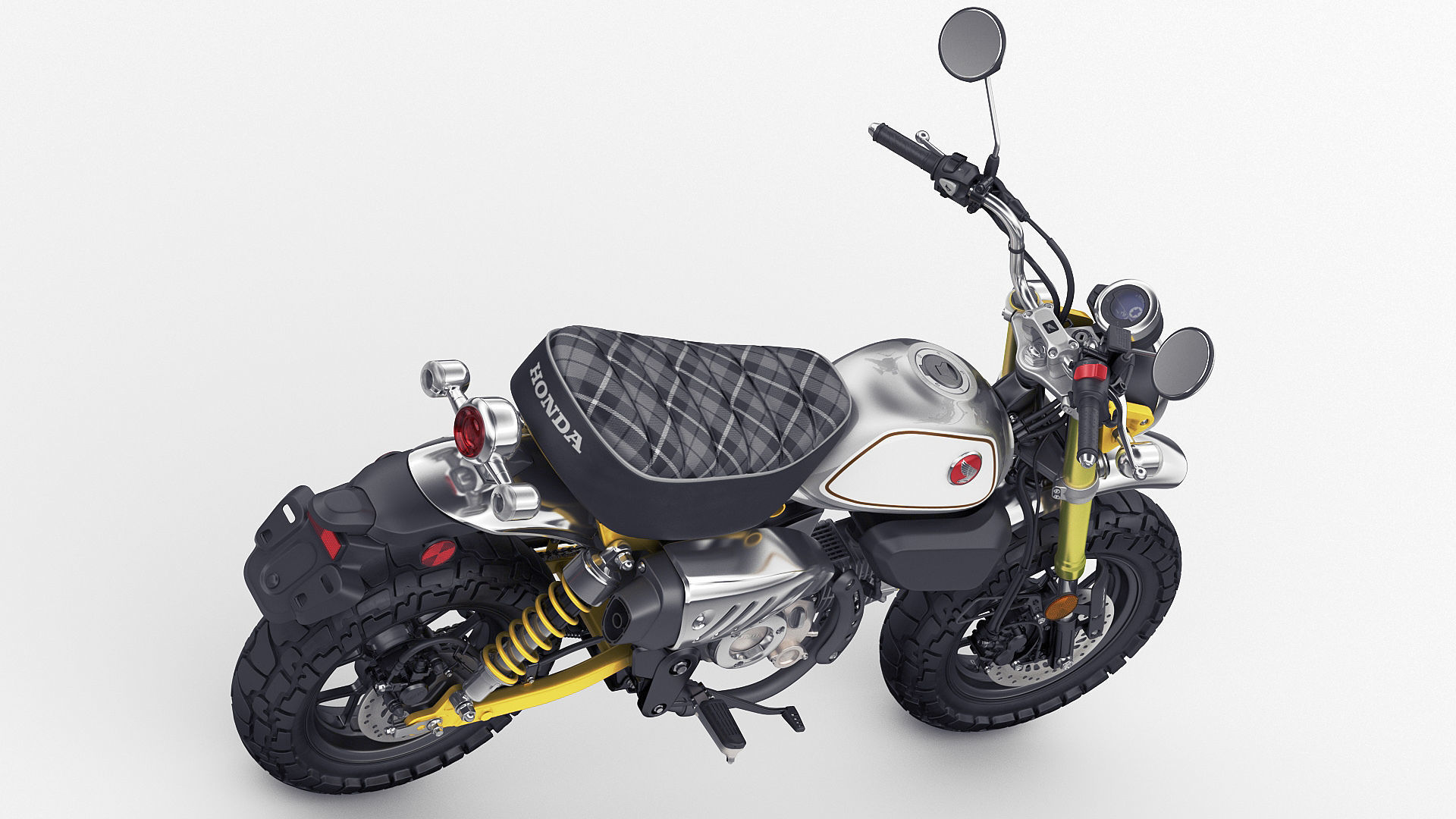 Honda Monkey 125 2023 3D model_12