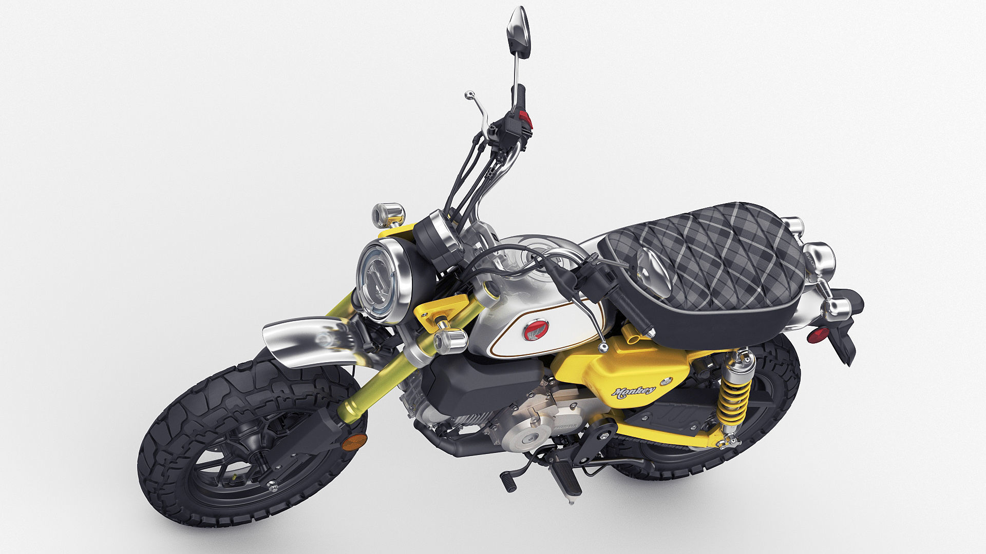 Honda Monkey 125 2023 3D model_11