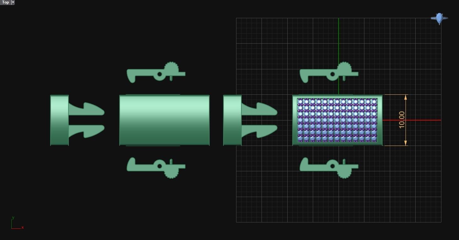 Cuban chain Lock 10 mm and 12 mm wide 3D print model_4
