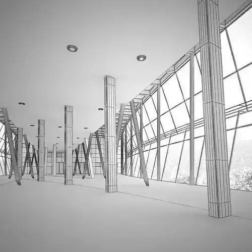 Spacious Empty Garage