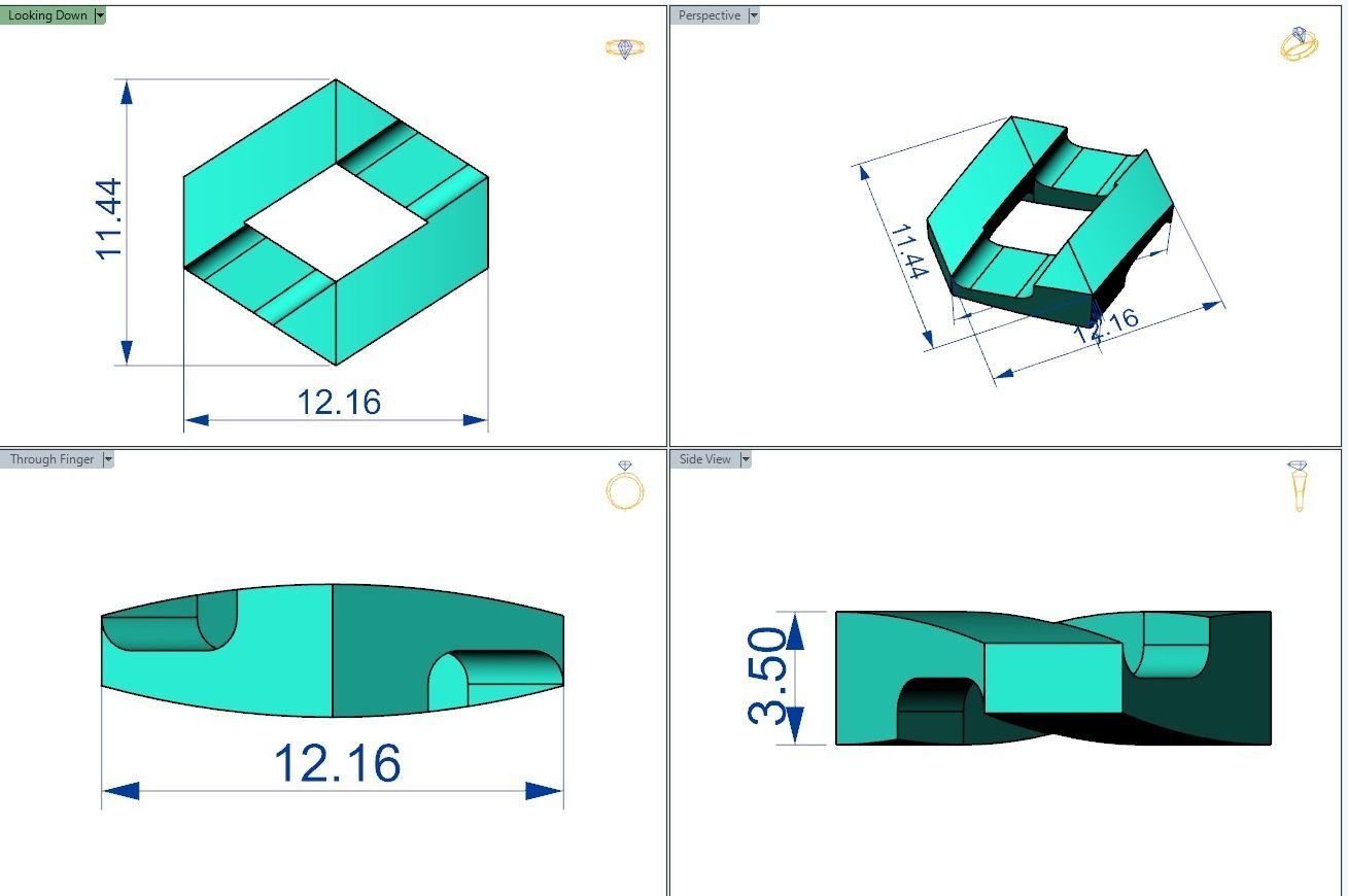 Eslabon para cadena cubana-Cuban chain link-ESL1122022 3D print model_4