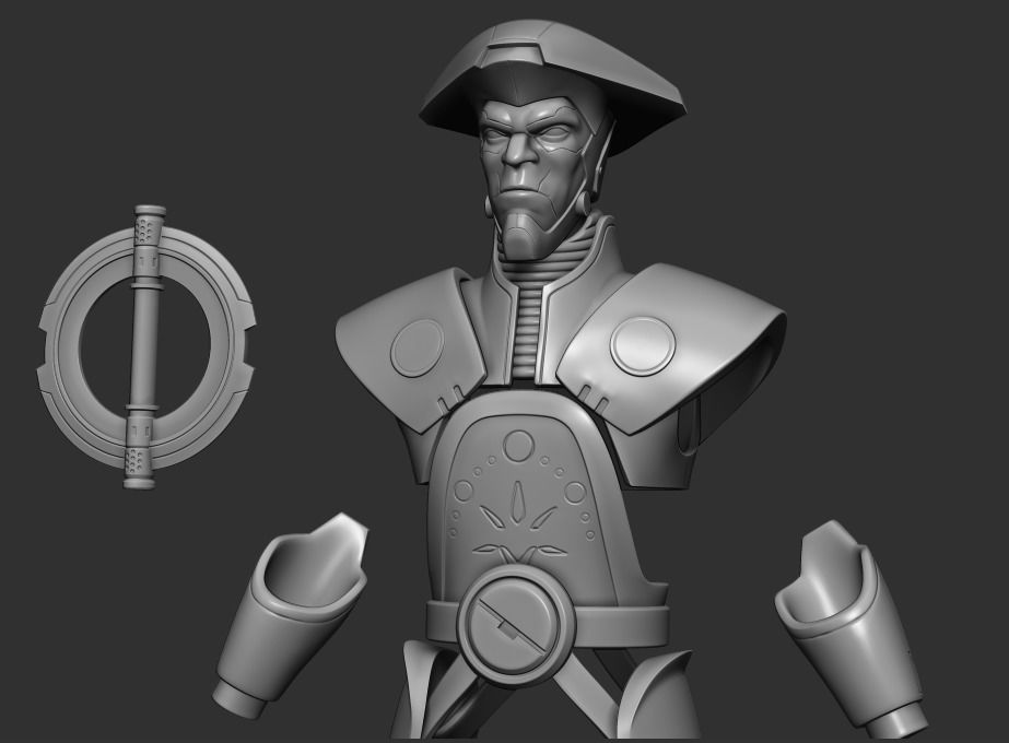 5th Brother Inquisitor One12 Scale Figure Custom STL Files 3D print model_1