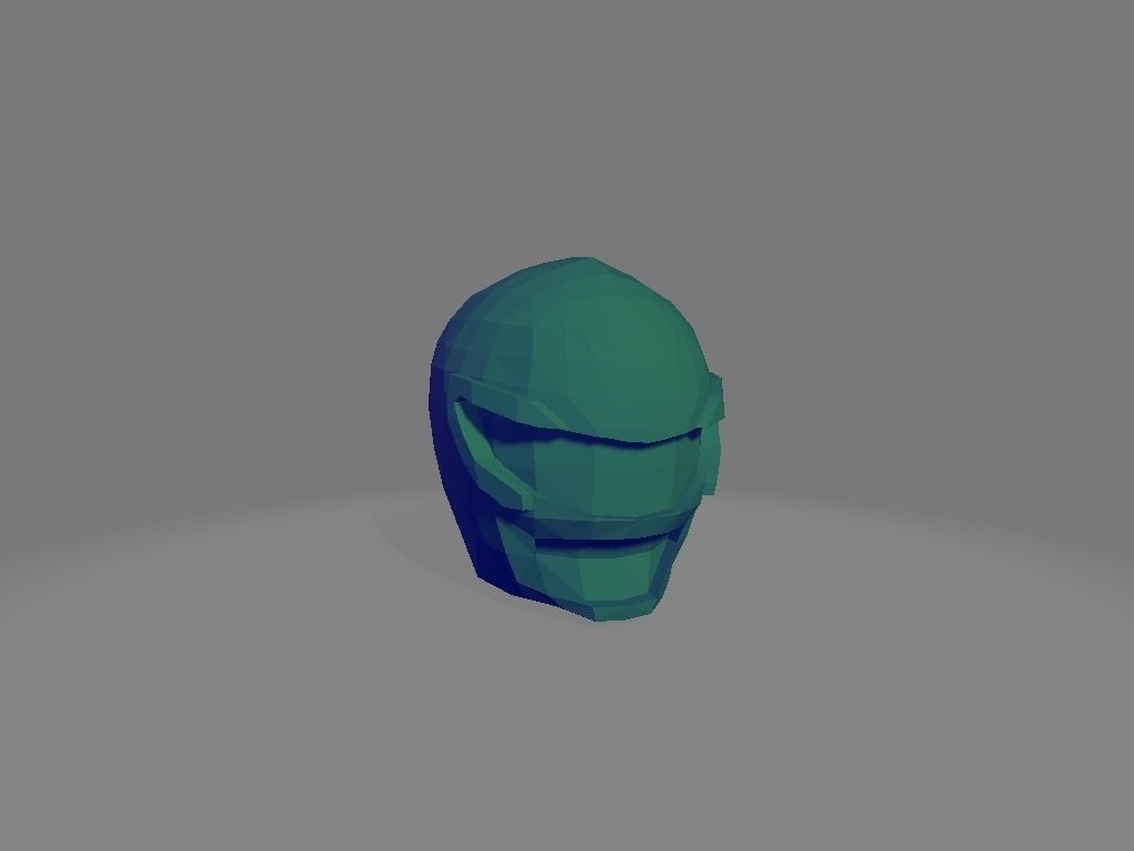 power ranger red articulated 3D print model_1