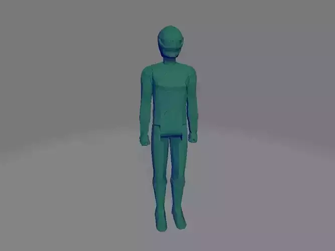 power ranger red articulated