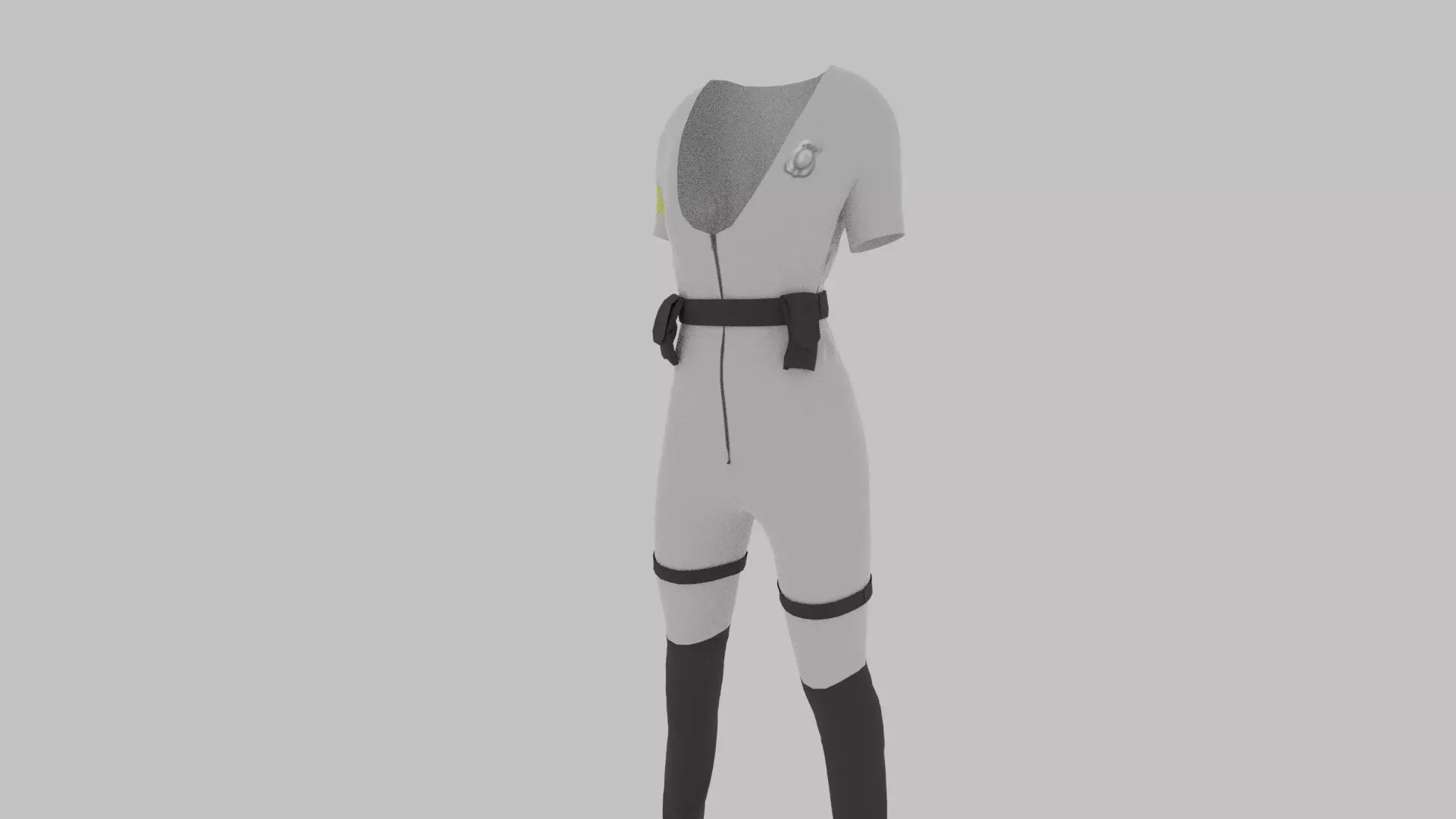 Police Uniform Low-poly 3D model_0