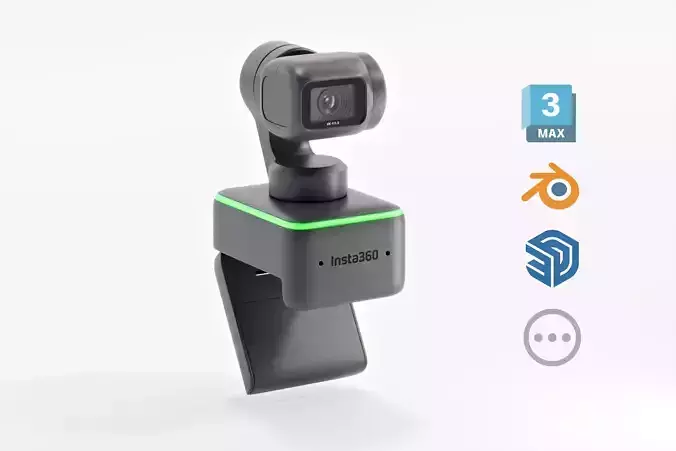 Insta360 Link - AI-powered 4K gimbal webcam 3D model