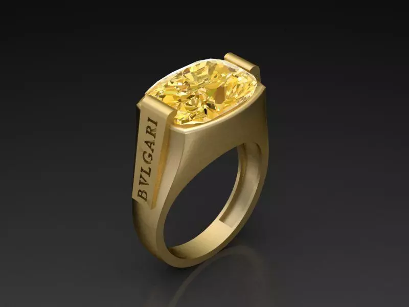 BVLGARI Ring Free 3D print model