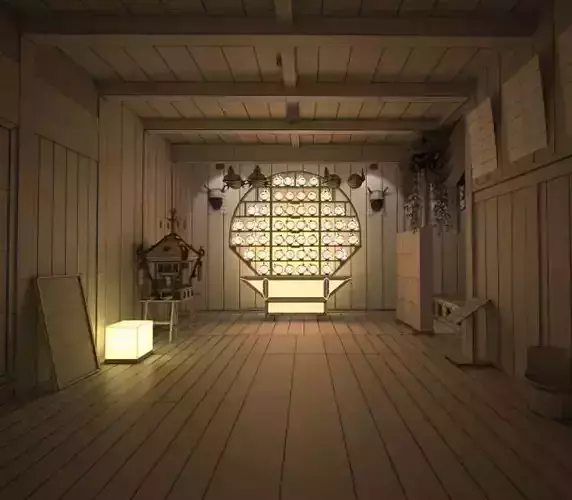 Chinese Style Empty Room