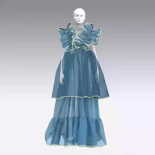 woman original dress