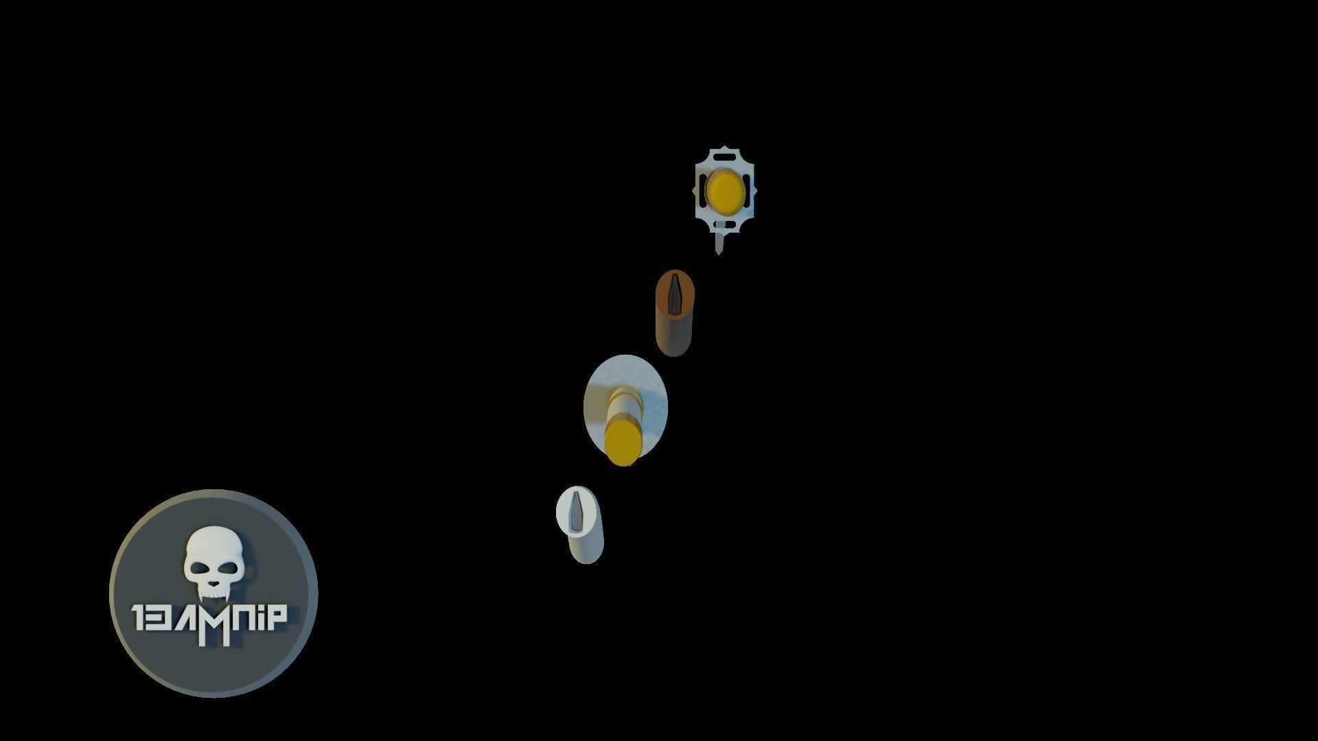 Katana two samurai swords 3D print model_7