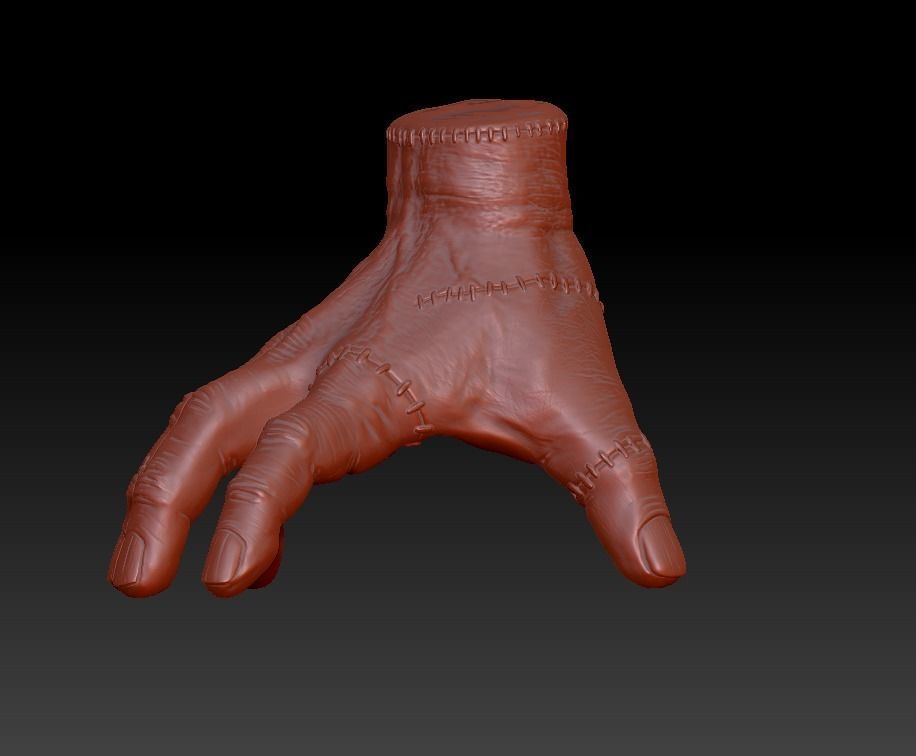 THING ADDAMS 3D Maozinha  3D print model_3